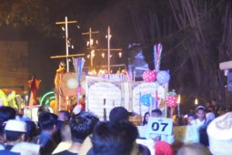 Banjarmasin gelar  carnaval malam tahun baru