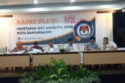 KPU Banjarmasin tetapkan 583 DCT anggota DPRD