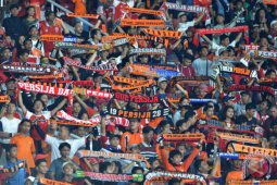 Saat laga Persija vs Persib, suporter The Jak Mania diimbau jadi tuan rumah yang baik
