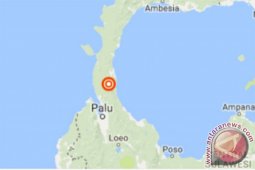 Gempa bumi 5,5 pada skala Richter guncang Sigi Sulawesi Tengah