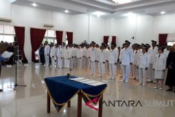 Bupati Tapteng lantik 75 kades terpilih