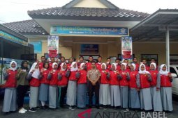 Kapolres Bangka berikan SIM C gratis untuk 27 Paskibraka