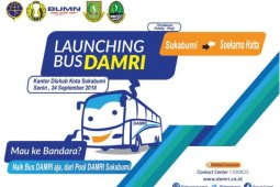 Dishub tetapkan tarif Damri Sukabumi-Bandara Rp100 ribu