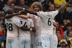 Manchester United hentikan start sempurna Watford