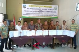 Pemdes se-Kabupaten Bangka Selatan dan Kejari teken MoU