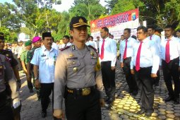 Polres Langkat gelar operasi "Mantap Brata" 2018