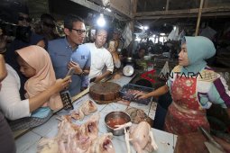 Sandiaga Uno blusukan di Bogor