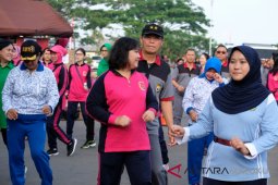 PD Bhayangkari Maluku gelar olah raga bersama