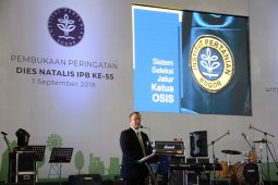 Dies Natalis IPB ke 55, Kemenristekdikti siapkan 185 milyar rupiah untuk IPB