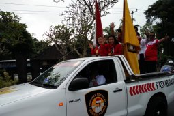 Atlet peraih emas Asian Games disambut sebagai pahlawan Bangli