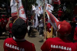 Relawan "Bara Baja" Deklarasi Dukungan ke Jokowi-Ma'ruf