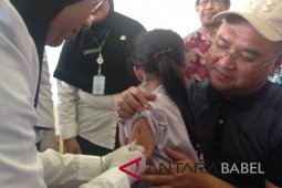Realisasi imunisasi MR di Babel 42 persen