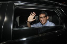 Sandiaga Uno sambangi kediaman Shinta Nuriyah di Ciganjur