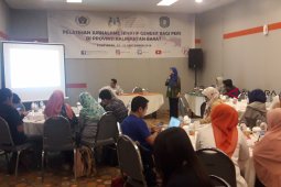 wartawan di Kalbar ikuti pelatihan jurnalisme sensitif gender