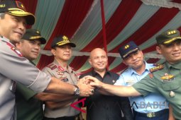Wakapolri saksikan simulasi pengamanan pemilu di Bangka Belitung