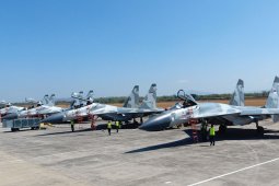 Pesawat Sukhoi Ikuti Latihan "Sikatan Daya"