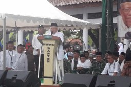 KH Ma'ruf Amin  Minta Dukungan Warga NU Banten