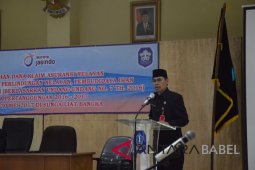 Dinas Perikanan Bangka tunda salurkan bantuan sarana dan prasarana
