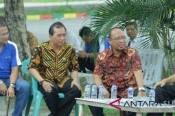 Sarana prasarana Alun-Alun Kisaran dibangun bertahap