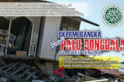 BKPRMI Bangka buka posko peduli Palu