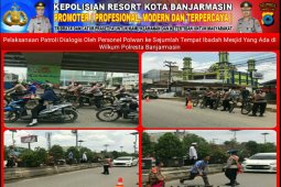 Polwan patroli dialogis ke tempat-tempat ibadah