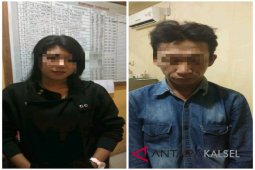 Polsekta Banjarmasin Timur sita 5,41 gram sabu-sabu dari Pasutri