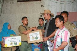 TNBG Madina serahkan bantuan untuk korban banjir Muara Saladi