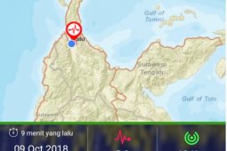 Gempa kembali guncang Palu