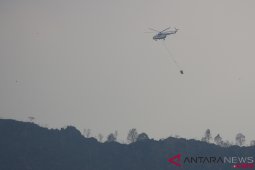 Pembasahan areal terbakar Gunung Ciremai dinyatakan selesai
