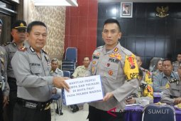 Polres Madina galang dana korban bencana Palu