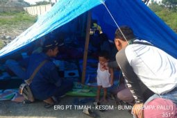 TRC Timah datangi posko korban tsunami terpencil