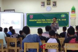 Video - Budayakan tertib berlalu lintas Satgas TMMD berikan penyuluhan