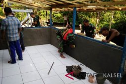 Rehab mushola TMMD Kodim Kandangan capai 70 persen