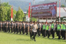 Polda gelar pasukan operasi Lonceng Siwalima 2018