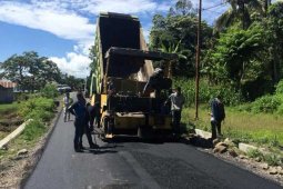 Ruas jalan Tomok - Lontung dihotmix