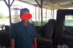 Polisi Muntok tangkap penimbun bensin subsidi