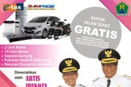 Jalan Sehat Sadar Pajak Kota Malang Berhadiah Dua Mobil