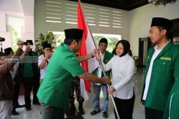 Risma Terima Rombongan Kirab Satu Negeri Ansor Jatim