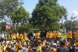 Mahasiswa anarkis di DPRD Kalsel minta maaf