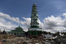 Mesjid cagar budaya pasca gempa bumi Sulteng