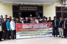 Polres merajut  kebinekaan pemilu yang kondusif