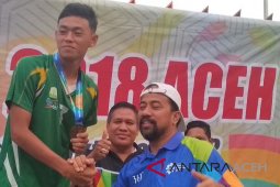 Aceh raih medali emas sepak bola Popwil