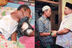 Wali Kota jenguk penderita kanker