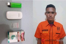 Anggota Sabhara Polres HSU amankan pemuda bawa narkotika