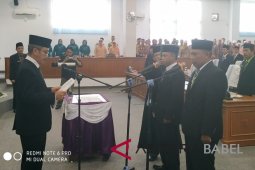 Dua PAW resmi jabat anggota DPRD Bangka