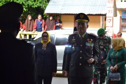 Danyonif 123 irup Hari Pahlawan di Padangsidimpuan