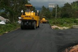 Jalan menuju air terjun Efrata diperbaiki