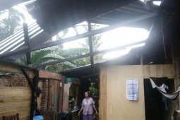 Dua Desa Wampu Langkat dilanda angin kencang