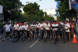 BPJS Ketenagakerjaan Madiun Gelar "Fun Bike" Guna Sosialisasikan Program