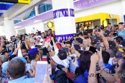 Cawapres Sandiaga Uno "Pulang Kampung" Disambut Ratusan Orang